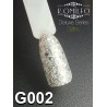 Гель-лак Komilfo DeLuxe Series №G002 (сріблястий, великі блискітки), 8 мл