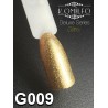 Гель-лак Komilfo DeLuxe Series №G009 (яскраве золото, насичений мікроблиск), 8 мл