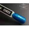 Гель-лак Komilfo DeLuxe Series №G022 (темно-фиолетовый, микроблеск), 8 мл