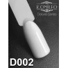 Гель-лак Komilfo Deluxe Series №D002 (белый порцеляновый, эмаль), 8 мл