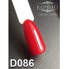 Гель-лак Komilfo Deluxe Series №D086 (вишнево-красный, эмаль), 8 мл