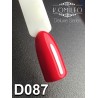 Гель-лак Komilfo Deluxe Series №D087 (темно-червоний, емаль), 8 мл