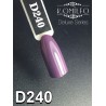 Гель-лак Komilfo Deluxe Series №D240 (приглушений фіолетовий, емаль), 8 мл