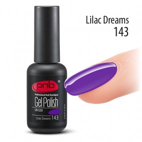 Гель-лак PNB 143 Lilac Dreams (Яркий фиолетовый), 8 мл