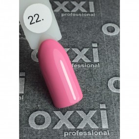 Гель-лак OXXI Professional №022 (бледный розовый, эмаль), 10 мл