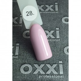 Гель-лак OXXI Professional №028 (светлый сиренево-розовый, эмаль), 10 мл