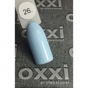 Гель-лак OXXI Professional №026 (голубой, эмаль), 10 мл
