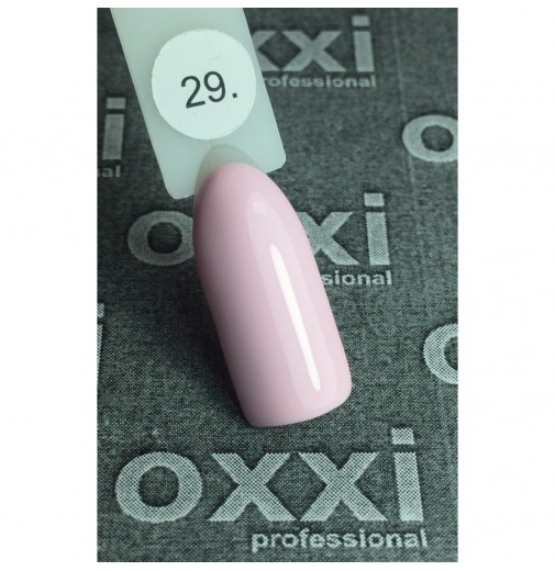 Гель лак Oxxi № 029(светлый лилово-розовый, эмаль)10 мл