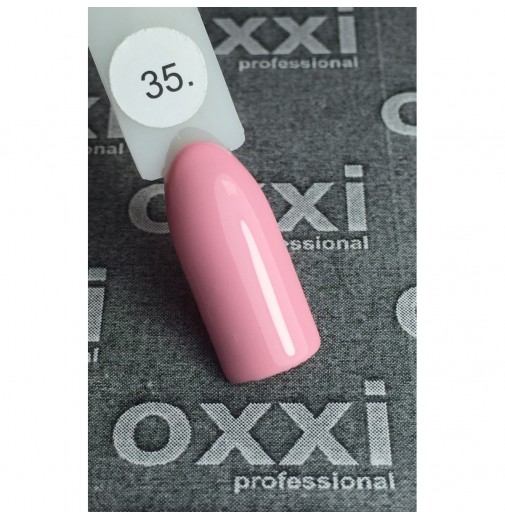 Гель-лак OXXI Professional №035 (пастельный кораллово-розовый, эмаль), 10 мл