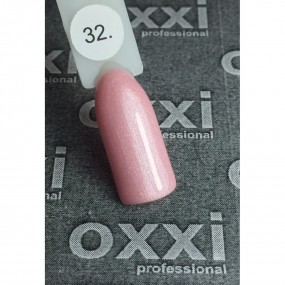 Гель-лак OXXI Professional №032 (нежный розовый с микроблеском), 10 мл