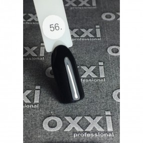 Гель-лак OXXI Professional №056 (черный, эмаль), 10 мл
