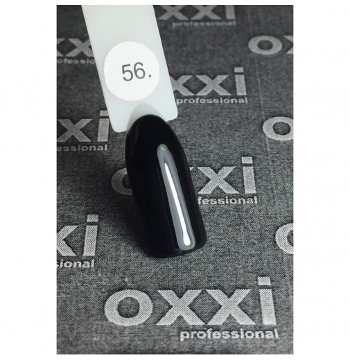 Гель-лак OXXI Professional №056 (черный, эмаль), 10 мл