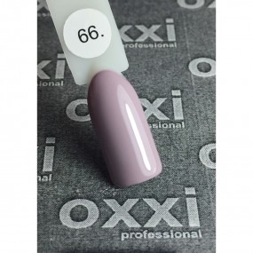 Гель-лак OXXI Professional №066 (светлый бежевый, эмаль), 10 мл