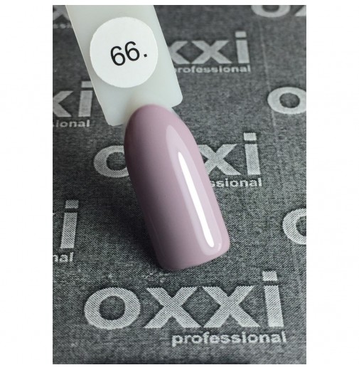 Гель-лак OXXI Professional №066 (светлый бежевый, эмаль), 10 мл