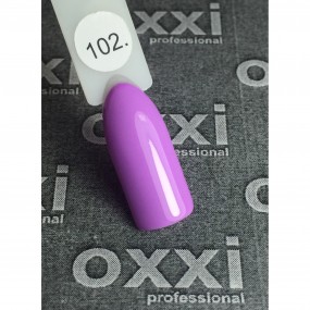 Гель-лак OXXI Professional №102 (светлый лиловый, эмаль) , 8 мл