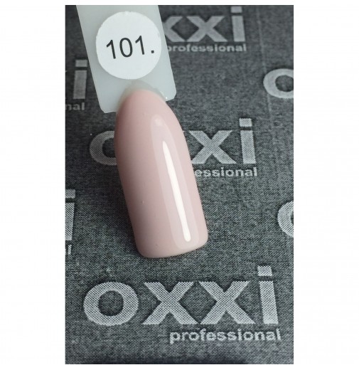 Гель-лак OXXI Professional №100 (нежно розовый, эмаль), 10 мл