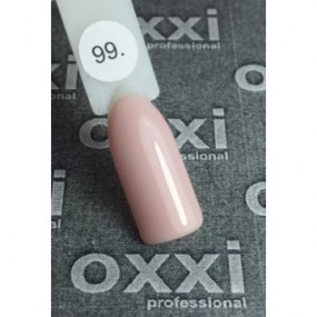 Гель-лак OXXI Professional №099 (розово-бежевый, эмаль), 10 мл
