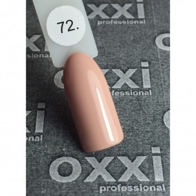 Гель-лак OXXI Professional №072 (светлый персиковый, эмаль), 10 мл