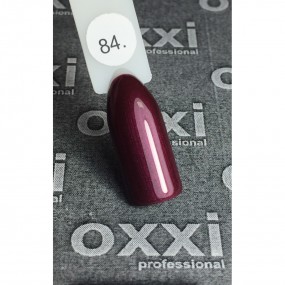 Гель-лак OXXI Professional №084 (марсала с микроблеском), 10 мл