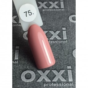 Гель-лак OXXI Professional №075 (бледный коралловый, эмаль), 10 мл