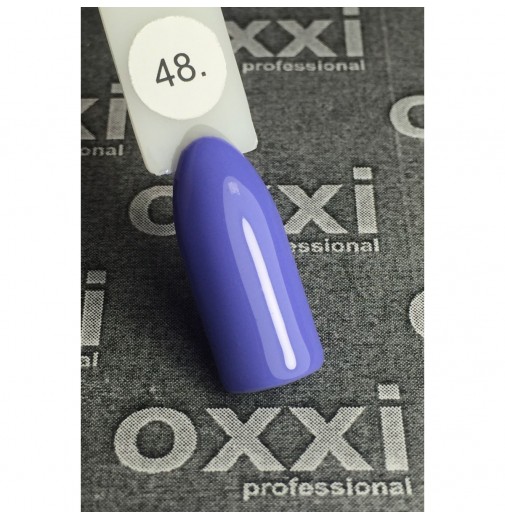 Гель-лак OXXI Professional №048 (голубо-фиолетовый, эмаль), 10 мл