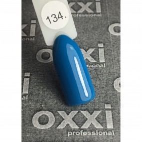 Гель лак Oxxi № 134(лазурно-серый, эмаль) Oxxi Professional