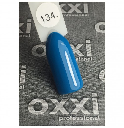 Гель лак Oxxi № 134(лазурно-серый, эмаль) Oxxi Professional