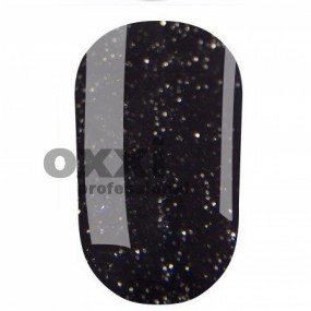 Гель-лак OXXI Professional №205 (черный с серебристыми блестками), 10 мл