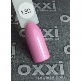 Гель-лак OXXI Professional №130 (нежный розовый с микроблеском), 10 мл
