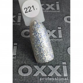 Гель-лак OXXI Professional №221(белое золото с легким голубым отливом), 10 мл
