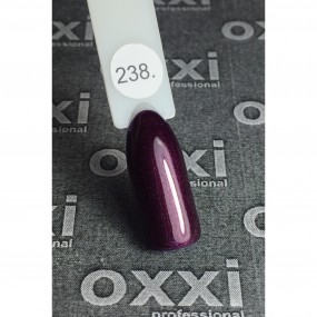 Гель-лак OXXI Professional №238 (баклажановый, микроблеск), 10 мл