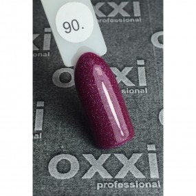 Гель-лак OXXI Professional №090 (темный розовый с очень мелкими голографическими блестками) , 8 мл 