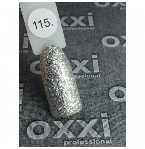 Гель-лак OXXI Professional №115 (насыщенные голографические блестки), 10 мл
