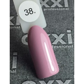Гель-лак OXXI Professional №038 (пастельный бежево-розовый, эмаль), 10 мл