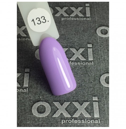 Гель-лак OXXI Professional №133 (светлый лиловый, эмаль), 10 мл