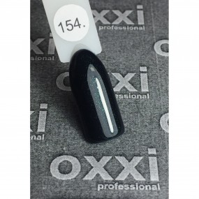 Гель-лак OXXI Professional №154 (темный бутылочный с микроблеском), 10 мл