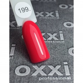 Гель-лак OXXI Professional №199 (яркий розовый, неоновый, эмаль), 10 мл