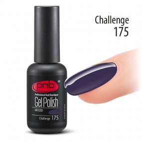 Гель-лак PNB 175 Challenge (Темный фиолетовый), 8 мл