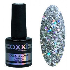 Гель-лаки OXXI Star Gel №003 (серебристый, с блестками и слюдой), 10 мл