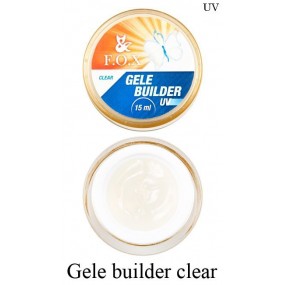 Гель-желе F.O.X прозрачный (Gele Builder Gel Clear) 15 мл
