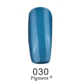 Гель-лак F.O.X. 6 мл Pigment 030 насыщенный голубой, эмаль