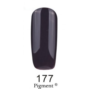 Гель-лак F.O.X. 6 мл Pigment 177 темный серый с фиолетовым оттенком, эмаль