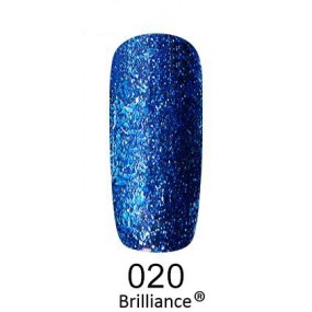 Гель-лак F.O.X Brilliance №020 (Синий), 6 мл