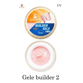 Гель-желе F.O.X № 2 кремово-розовый (Gele Builder Gel № 2) 50 мл
