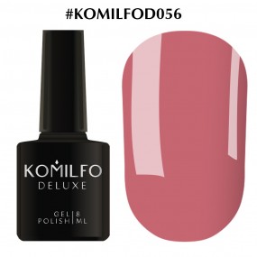 Гель-лак Komilfo Deluxe Series №D056 (темний коралово-рожевий, емаль), 8 мл