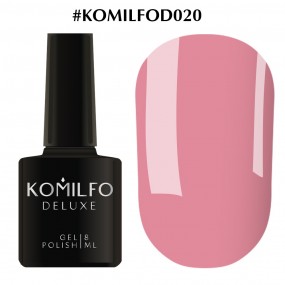 Гель-лак Komilfo Deluxe Series №D020 (насыщенный розовый, эмаль), 8 мл