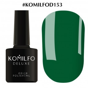 Гель-лак Komilfo Deluxe Series №D153 (зелений, емаль), 8 мл