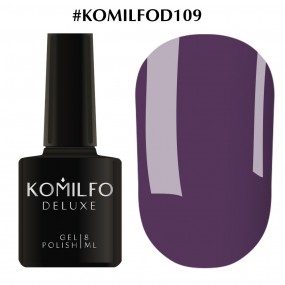 Гель-лак Komilfo Deluxe Series №D109 (фіолетовий, емаль), 8 мл