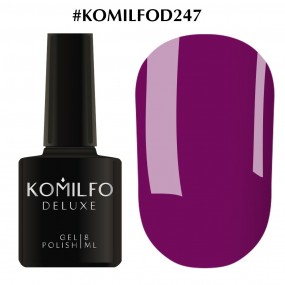 Гель-лак Komilfo Deluxe Series №D247 (темно-лиловый, эмаль), 8 мл