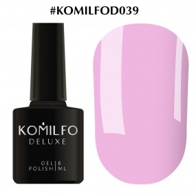 Гель-лак Komilfo Deluxe Series №D039 ( рожево-ліловий, емаль), 8 мл